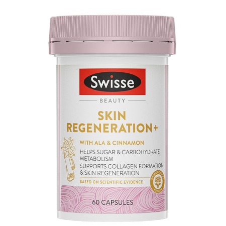 Swisse Skin Regeneration+ 60 Capsules,Swisse , อาหารเสริม Swisse , ผิวสวย , คุมน้ำหนัก ,